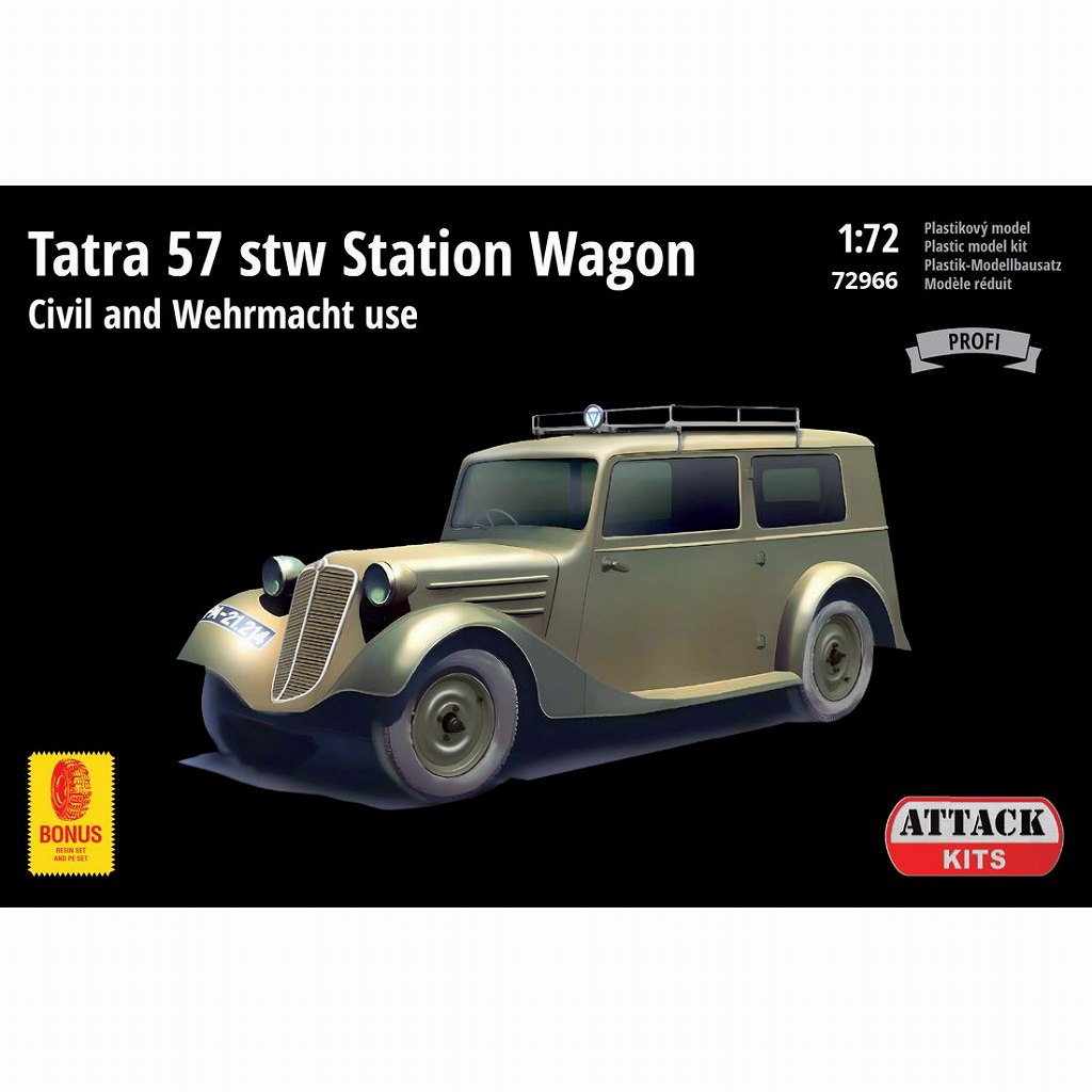 【新製品】72966 1/72 タトラ 57 stw 軍用バン型