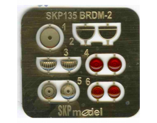 【新製品】[2008833513504] SKP135)BRDM-2用レンズ・テールライトセット