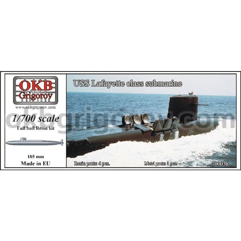 【新製品】[2008937000382] 700038)ラファイエット級原子力潜水艦 Lafayette