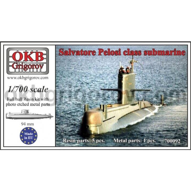 【新製品】[2008937000924] 700092)サルヴァトーレ・ペロシ級潜水艦 Salvatore Pelpsi