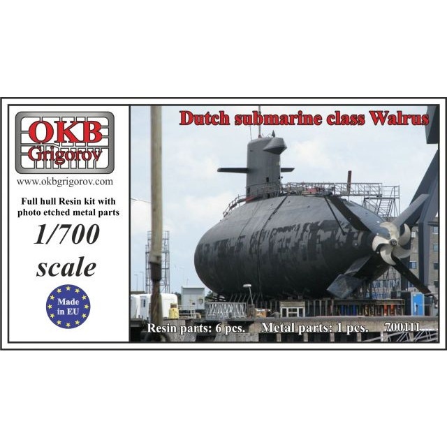 【新製品】700111 オランダ海軍 ワルラス級潜水艦 Walrus