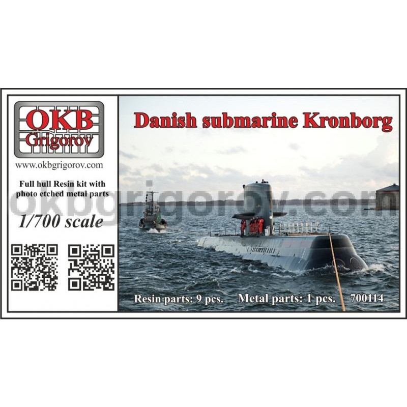 【新製品】700114 デンマーク海軍 潜水艦 クロンボー Kronborg