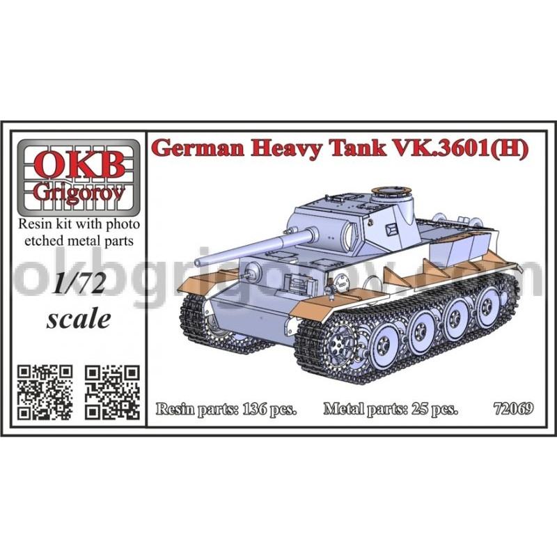 【新製品】72069 WWII ドイツ VK.3601(H) 重戦車