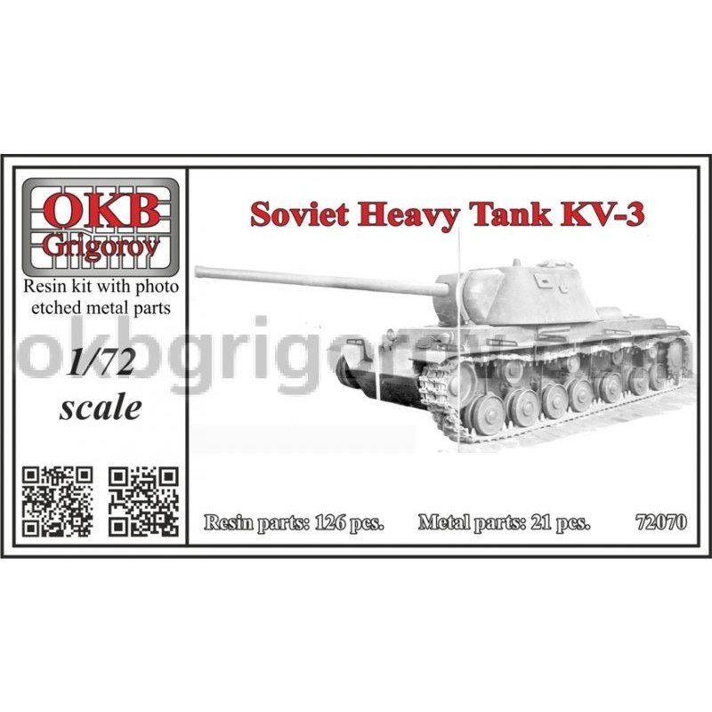 【新製品】72070 ソビエト KV-3 重戦車