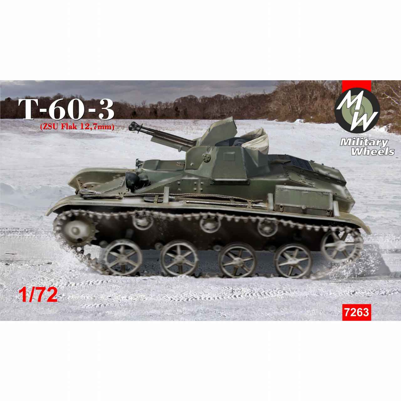 【新製品】7263 露 T-60-3 (ZSU Flak 12.7mm)