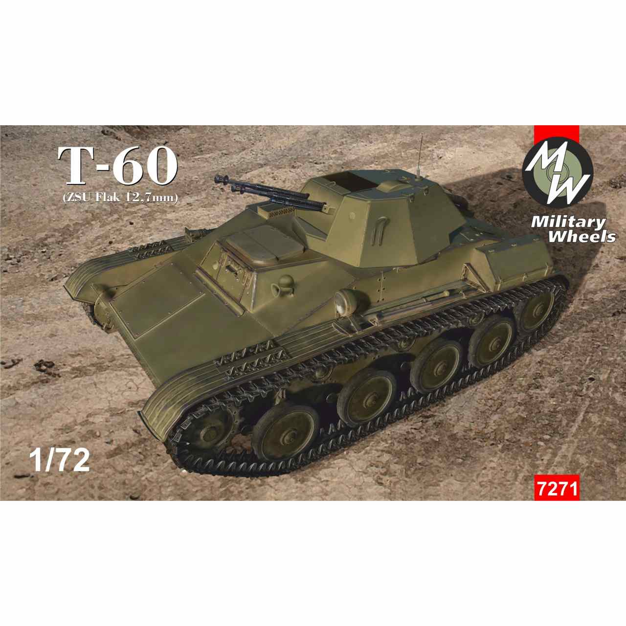 【新製品】7271 露 T-60 (ZSU Flak 12.7mm)