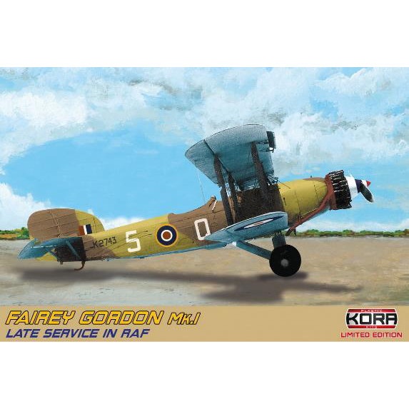 【新製品】KPK72129 1/72 フェアリー ゴードン Mk.I｢英空軍後期仕様｣