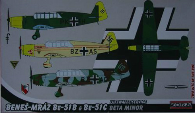 【新製品】[2009057216707] 72167)BENES-MRAZ Be-51B/51C ドイツ空軍