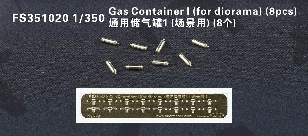 【新製品】FS351020)ガスシリンダーw/ドーリーI (ジオラマ用)