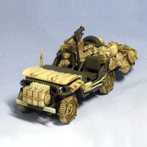 【新製品】MM301 WWII アメリカ陸軍 ジープ ウィリスMB 積荷セット