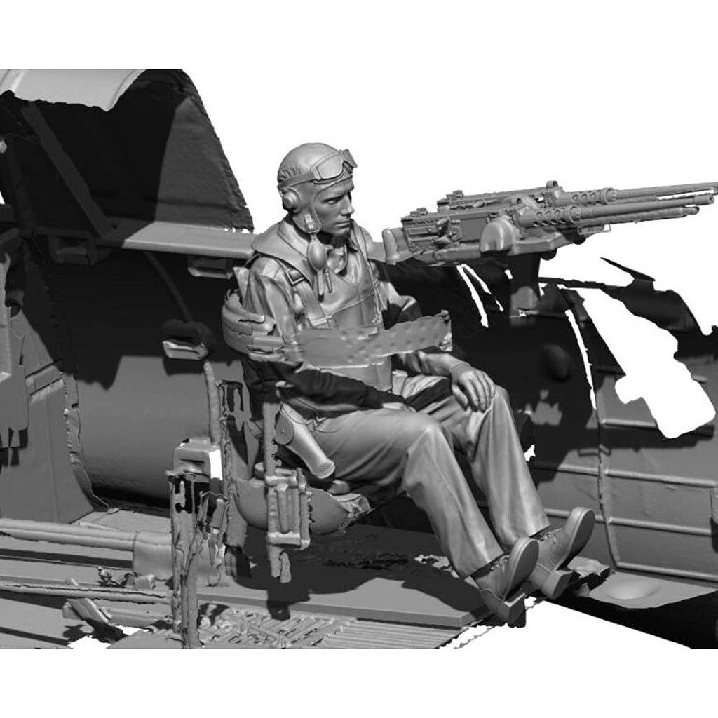 【新製品】LF0150 WWII アメリカ海軍後部銃手 I (頭部2種) フィギュア1体