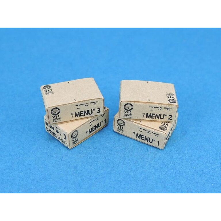 【新製品】LF1442 1/35 WW2 米軍 10-in-1 レーションカートンセット
