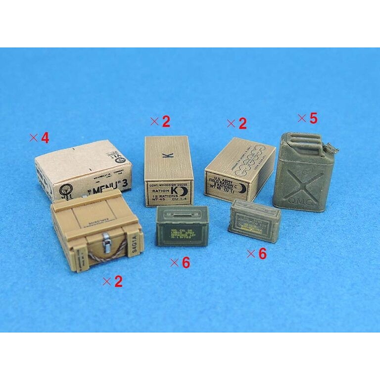 【新製品】LF1444 1/35 WW2 米軍 AFV 汎用積荷セット