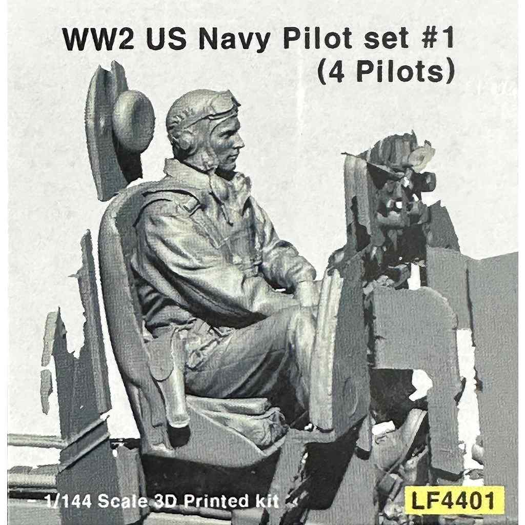 【新製品】LF4401 WWII アメリカ海軍 パイロットセット #1 (着座)