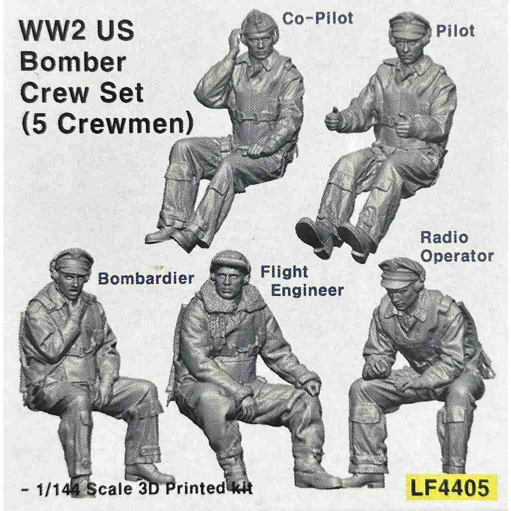 【新製品】LF4405 WWII アメリカ空軍 爆撃機搭乗員セット(5体入)