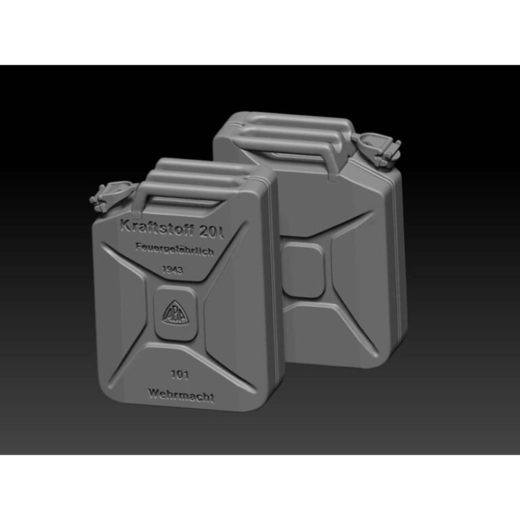 【新製品】LF7210 WWII ドイツ 燃料缶セット(3Dプリント製 40個)