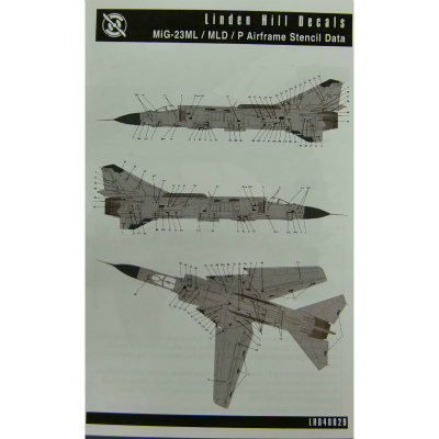 【新製品】LHD48029)MiG-23ML/MLD/P フロッガー ステンシル