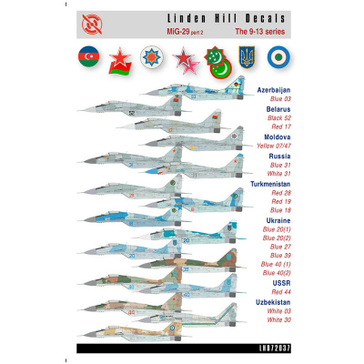 【新製品】LHD72037)MiG-29 9-13 フルクラム Pt.2