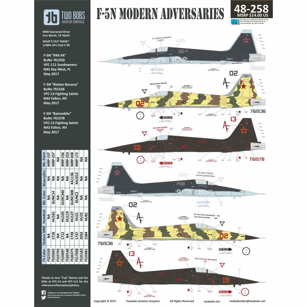 【新製品】48258)F-5N モダンアドバーサリー
