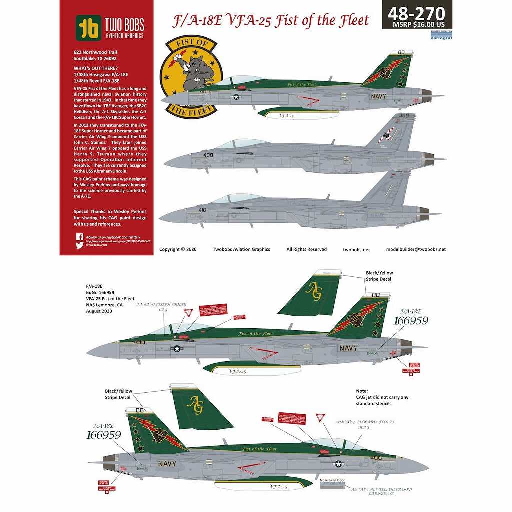 【新製品】48270 ボーイング F/A-18E スーパーホーネット VFA-25 ファースト・オブ・ザ・フリート