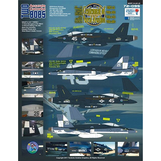 【新製品】[2009627209504] 72095)F/A-18A/C ホーネット VFA-106/VFA-122/VFA-204/VFC-12 アメリカ海軍 100周年記念塗装