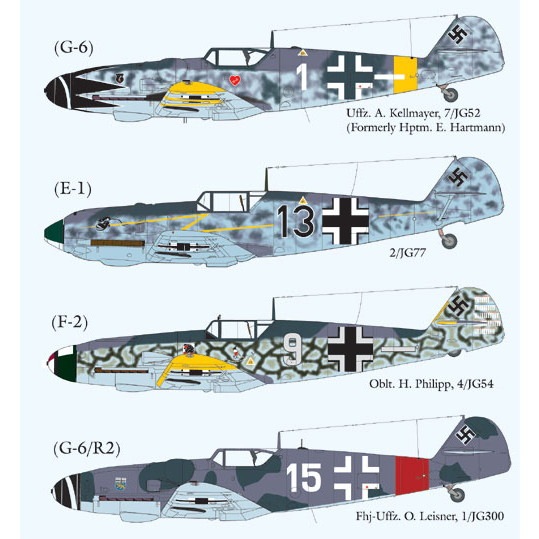 【新製品】[2009747201907] 72-019)メッサーシュミット Bf109F Part3