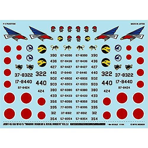 【新製品】A-515 航空自衛隊 F-4EJ改/RF-4E/EJ 「部隊インシグニア ＆ シリアル」ver.2.0