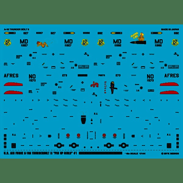 【新製品】A-545 米空軍 A-10A サンダーボルトII ピンナップガール #1