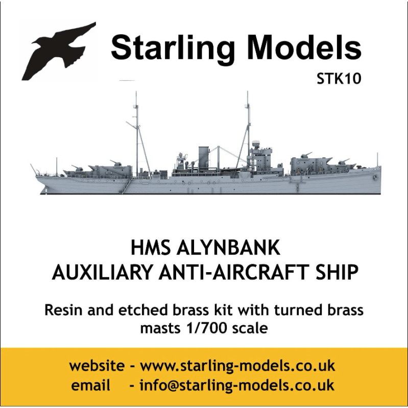 【新製品】STK10 英海軍 特設防空艦 アリンバンク Alynbank 1940