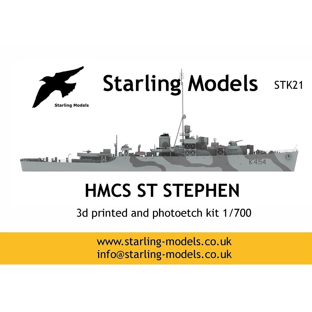 【新製品】STK21 カナダ海軍 リバー級フリゲート K454 セント・スティーブン St Stephen