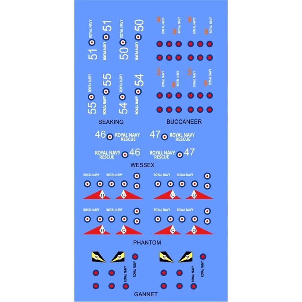 【新製品】STD06 空母 アークロイヤル 艦載機用デカール