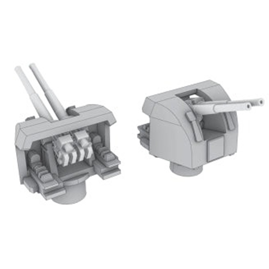 【新製品】STA31 4インチ Mk.XIX 連装機銃