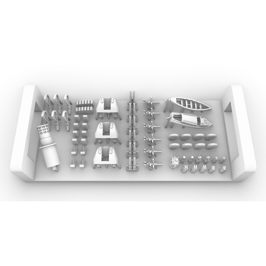 【新製品】STU03 英海軍 ハント級駆逐艦用アップグレードセット