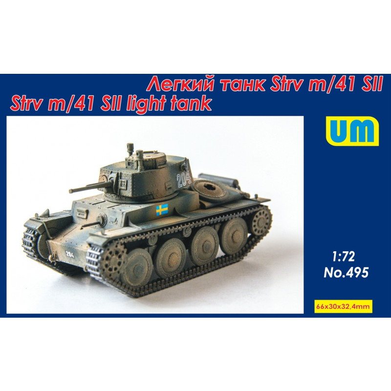 【新製品】495)スウェーデン軍 Strv m/41 SII軽戦車