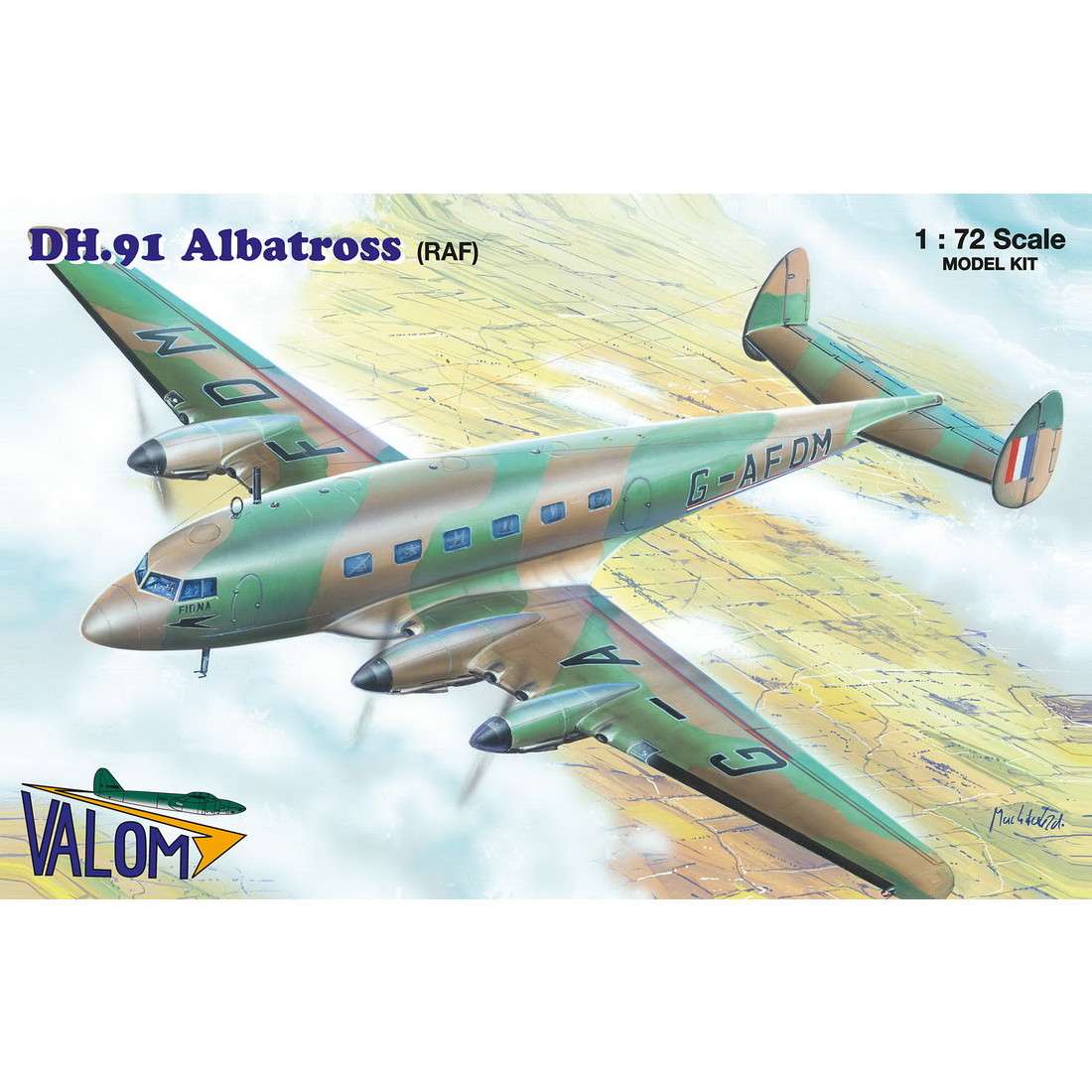 【新製品】72129 デ・ハビランド DH.91 アルバトロス イギリス空軍