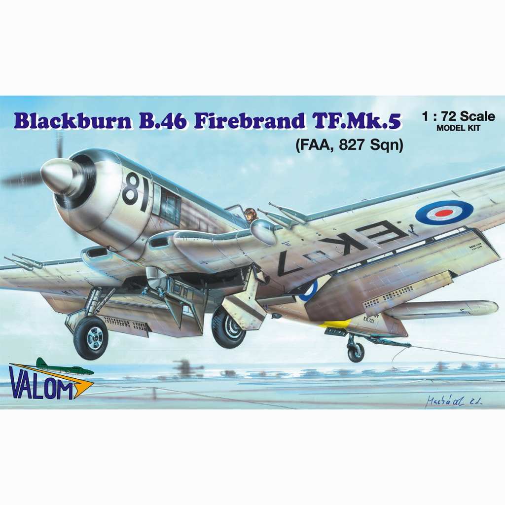 【新製品】72141 ブラックバーン B.46 ファイアブランド TF Mk.5 「第827飛行隊」