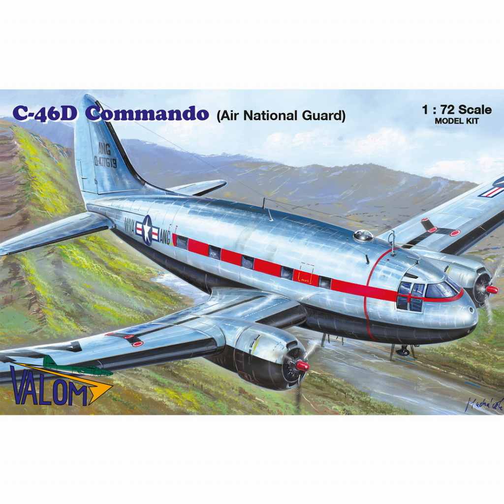 【新製品】72154 1/72 カーチス C-46D コマンドー アメリカ空軍州兵
