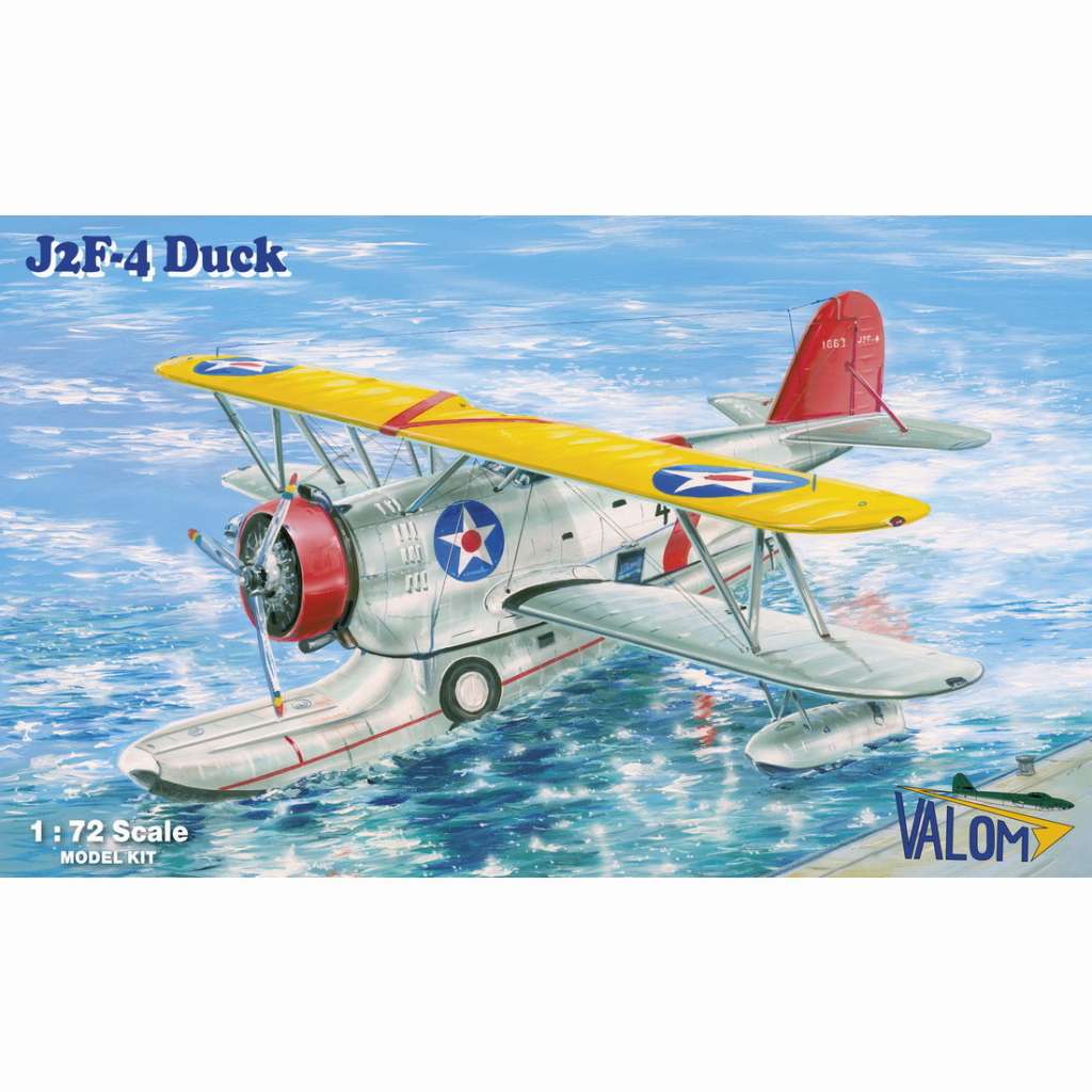 【新製品】72162)1/72 グラマン J2F-4 ダック 水陸両用機