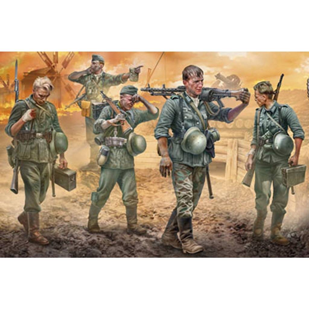 【新製品】35249 独・国防軍歩兵5体セット1941年夏