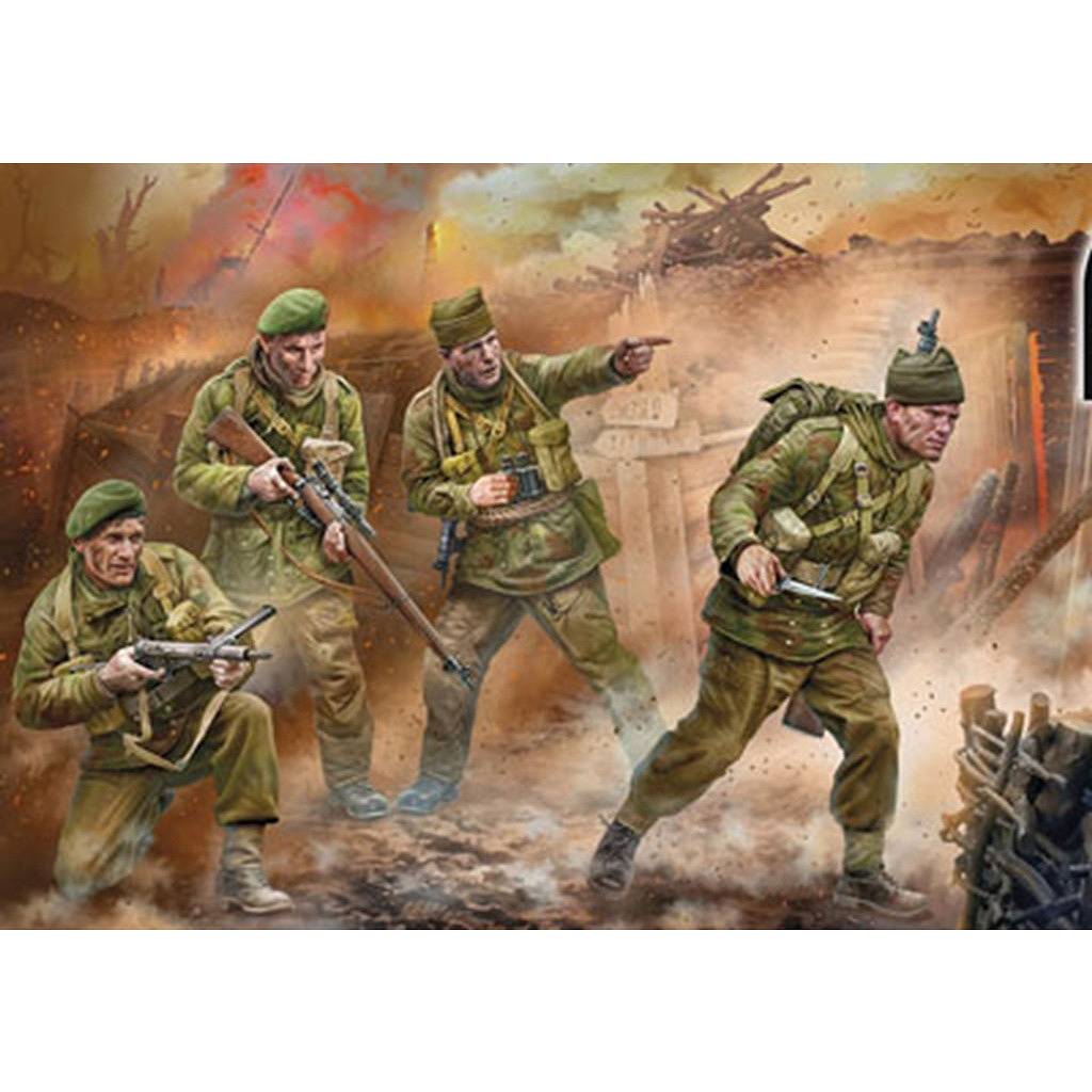 【新製品】35252 英 コマンド部隊4体 ディエップ上陸作戦1942