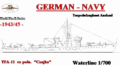【新製品】[2010657016604] G-166)防雷網敷設艇 TFA-11 1943/45