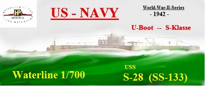 【新製品】[2010657103700] US-037)米海軍 S-1級潜水艦 S-28(SS-133)