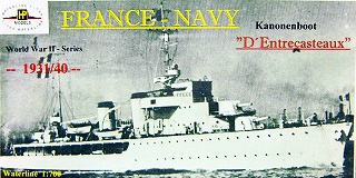 【新製品】[2010657606300] F-063)ブーゲンヴィル級通報艦 ダントルカストー D'Entrecasteaux 1931/40