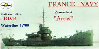 【新製品】[2010657606805] F-068)アラ級通報艦 アラ Arras 1918/46