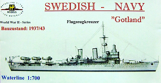 【新製品】[2010658200101] SW-001)スウェーデン海軍 航空巡洋艦 ゴトランド Gotland 1937/43