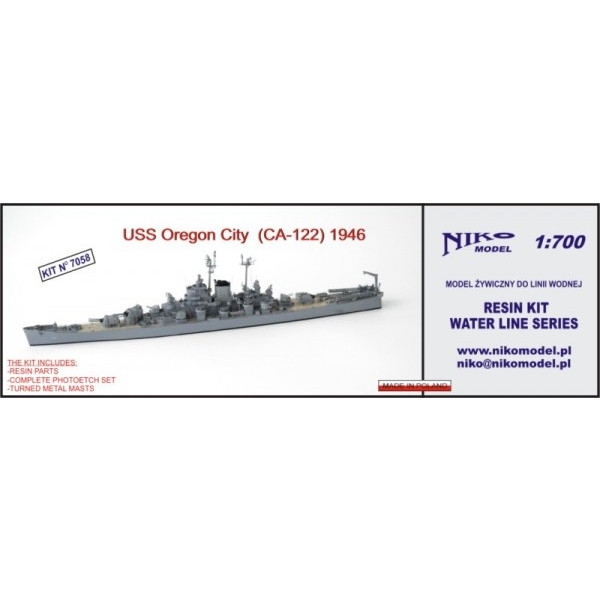 【再入荷】7058 オレゴン・シティ級巡洋艦 CA-122 オレゴン・シティ Oregon City 1946