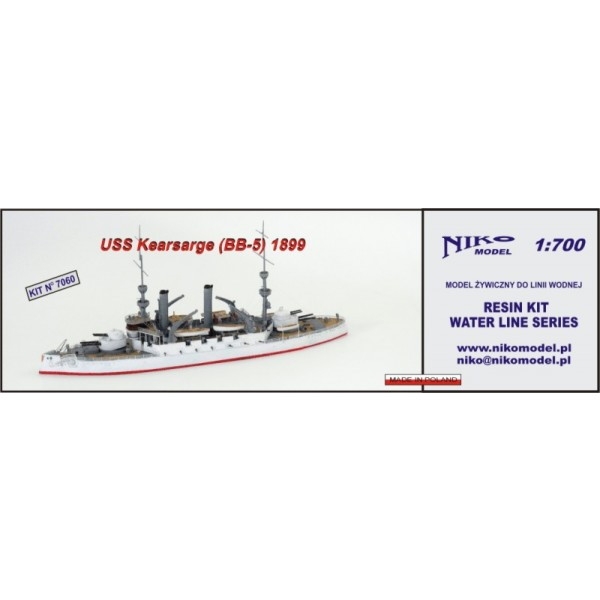 【再入荷】7060 キアサージ級戦艦 BB-5 キアサージ Kearsarge 1899