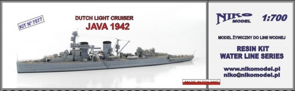 【再入荷】7077 オランダ海軍 軽巡洋艦 ジャワ Jawa 1942
