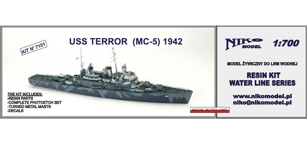 【新製品】7101)機雷敷設艦 CM-5 テーラー Terror 1942