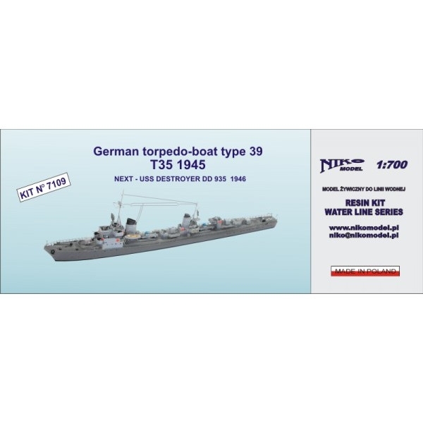【新製品】7109 独海軍 39型水雷艇 T35 1945年